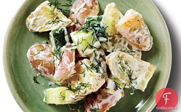 Creme Azedo-Salada De Batata Com Endro