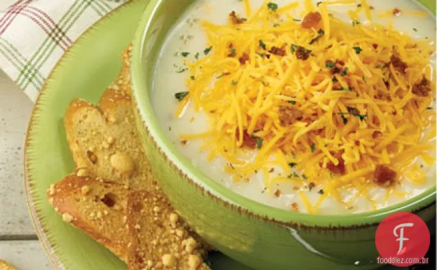 Batata Assada-Sopa De Cheddar