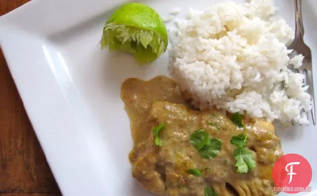 Bacalao con Salsa de Coco y Choclo (Bacalhau com molho de coco e milho)