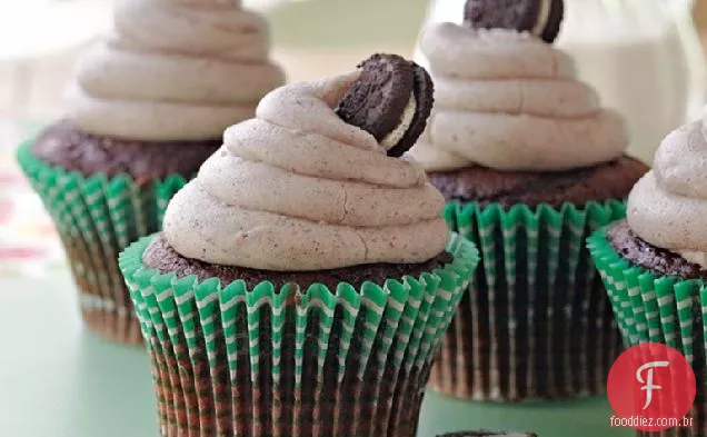Biscoitos e creme Cupcakes