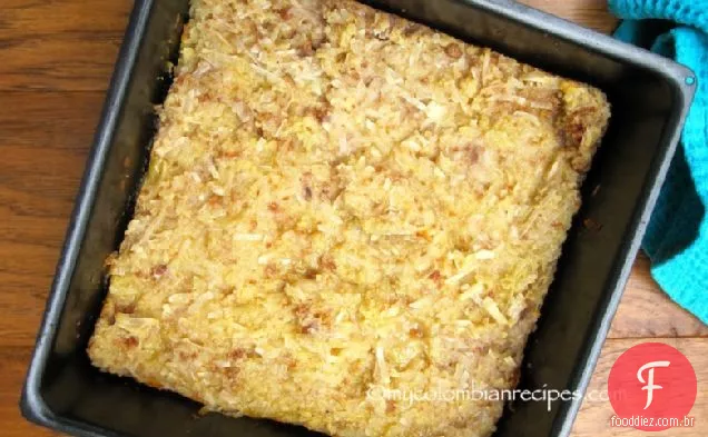 Torta de Doce De Coco (Bolo de Pudim de coco Colombiano)