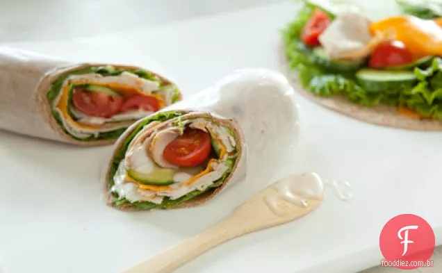 Envoltório De Peru E Pepino