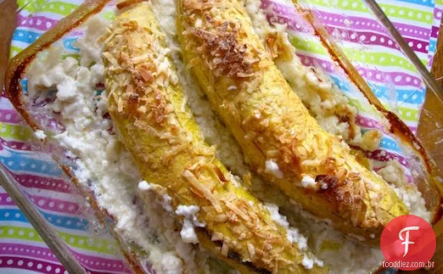 Platanos asados con Coco (Banana-da-Terra assada com coco)