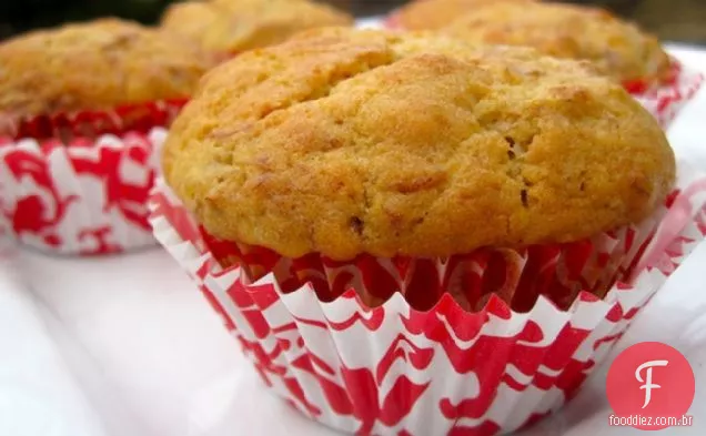 Muffins de Bananos Calados (Muffins de Bananas fritas)