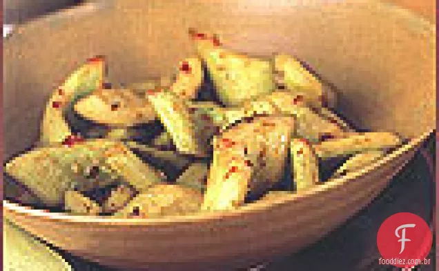 Pepinos quentes e picantes