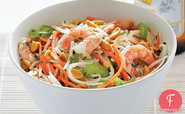 Salada Jicama Ao Estilo Tailandês