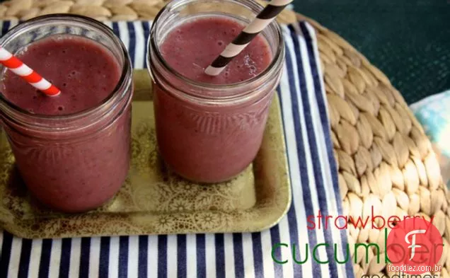 Smoothie De Pepino De Morango