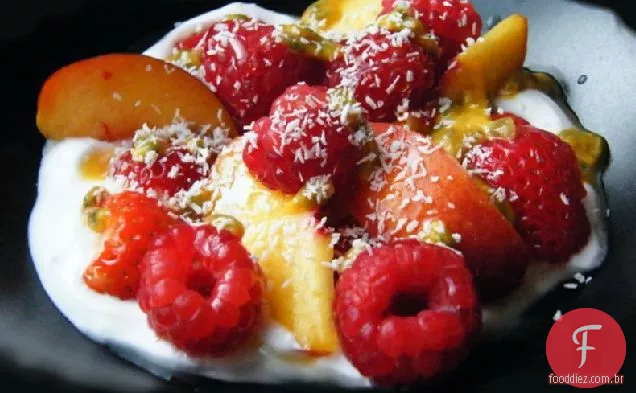 5: 2 Dieta-Salada De Frutas De Coco = 174 Calorias