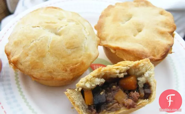 Mini tortas salgadas (vegetariano)