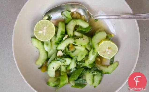 Picles De Pepino Tailandês Rápido