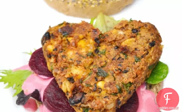 Hambúrgueres De Feijão Chilli Defumado