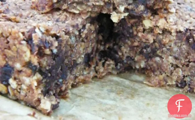 Chocolate e Banana Flapjacks
