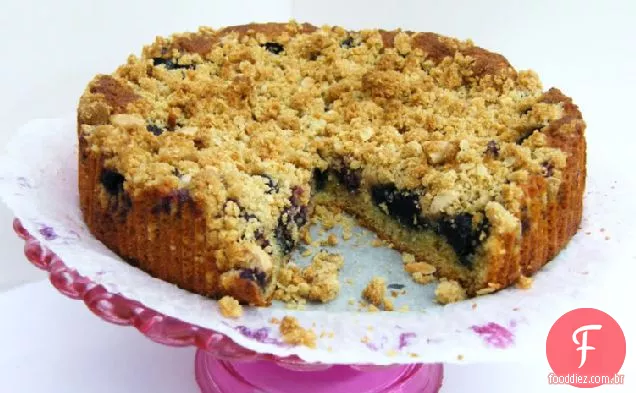 Bolo De Crumble De Mirtilo