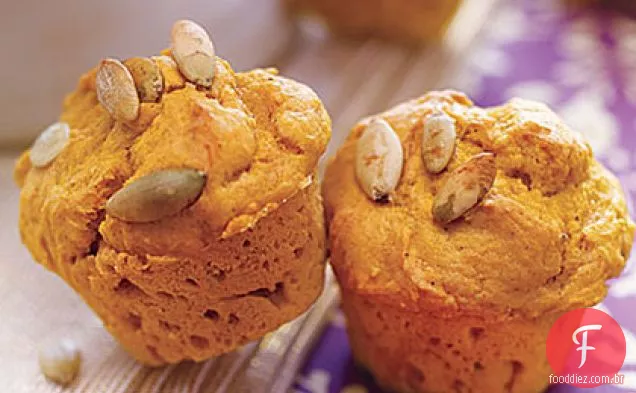 Mini Bolinhos De Abóbora Com Especiarias
