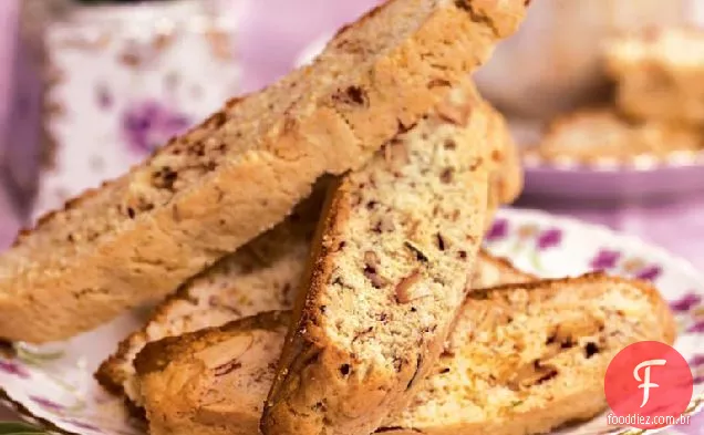 Biscotti com lavanda e laranja