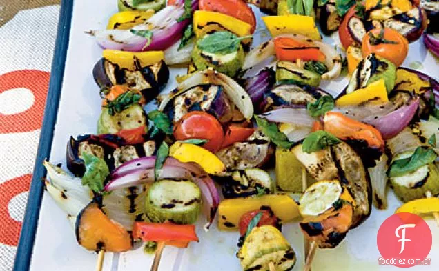 Kebabs Vegetarianos Grelhados