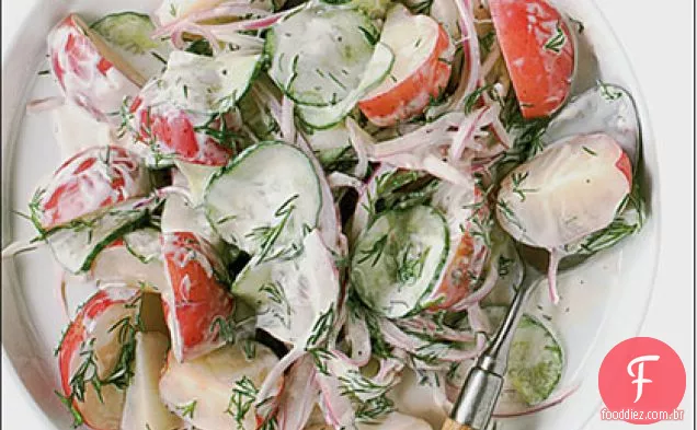 Salada De Batata Com Pepino