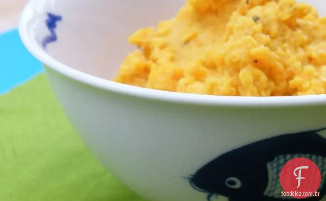 Cenoura assada e hummus Dip
