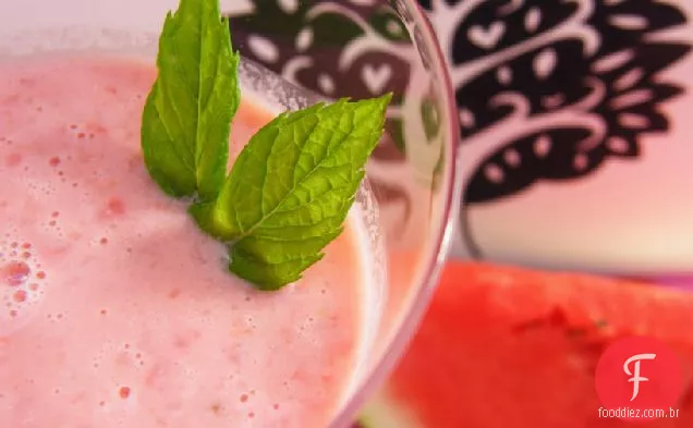 Smoothie De Melancia E Morango
