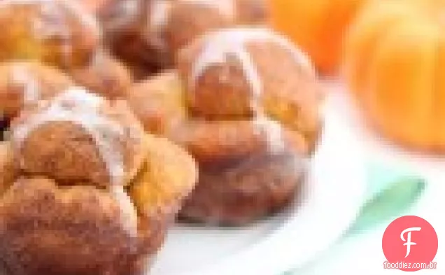 Canela Abóbora Bolha Pãezinhos