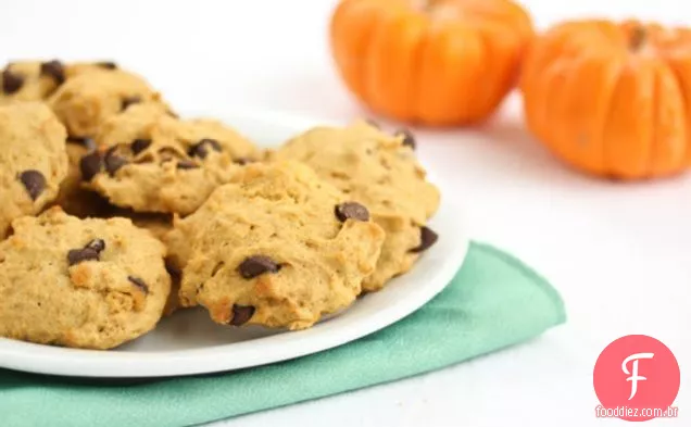 Microondas Abóbora Chocolate Chip Cookies