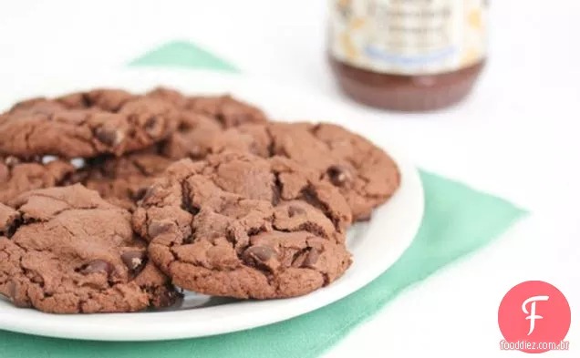 Biscoitos De Manteiga De Amendoim Com Chocolate Sem Farinha