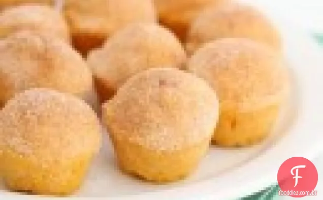Mini abóbora Donut muffins