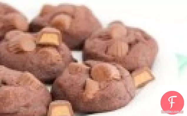 Biscoitos De Chocolate Com Manteiga De Amendoim