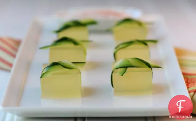 Pepino-limão Margarita Jelly Shots