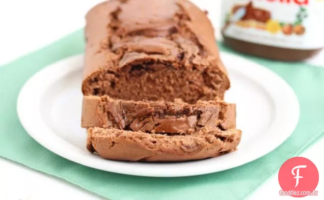 Nutella redemoinho pão rápido
