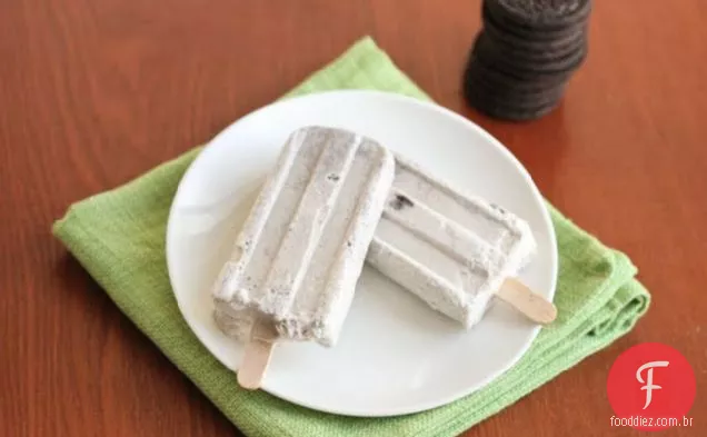 Biscoitos e picolés creme