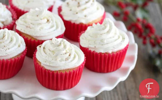 4 Ingredientes Eggnog Cupcakes