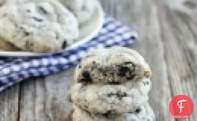 Biscoitos macios e grossos e biscoitos creme