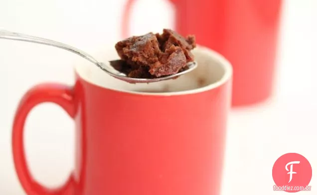 Um minuto Brownie Caneca Bolo