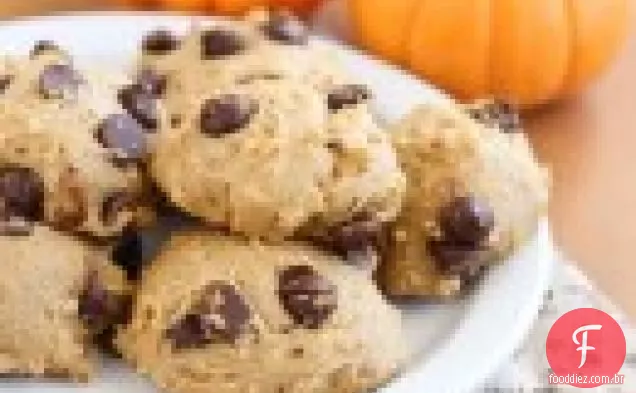 Biscoitos De Chocolate De Abóbora Mais Saudáveis