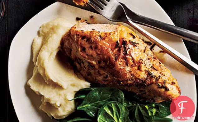 Peitos De Frango Assado Temperados Com Italiano