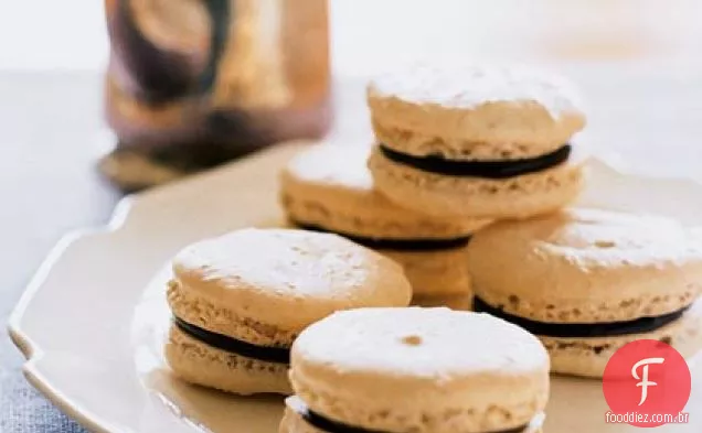 Macaroons Do Amendoim-Chocolate