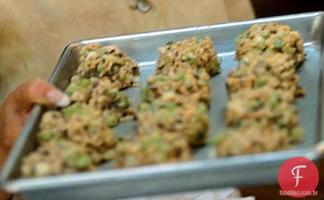 Bolos de arroz selvagem com Bacon