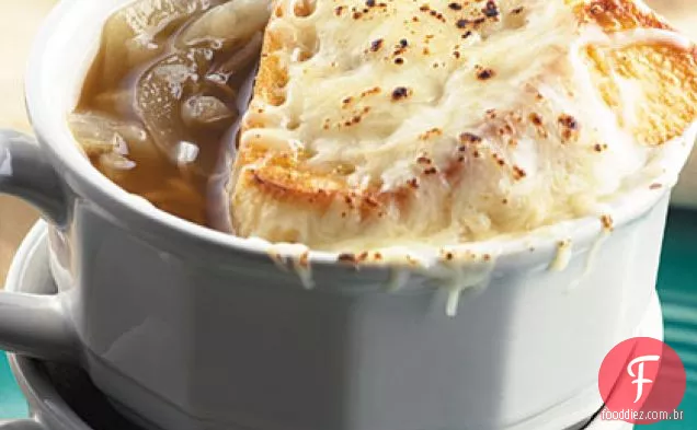 Sopa De Cebola Francesa Clássica