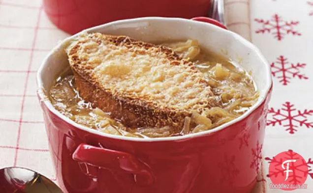 Parmesão-Sopa De Cebola