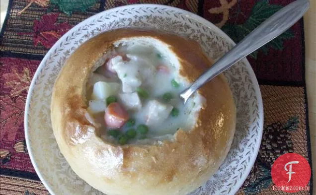Sopa De Torta De Frango