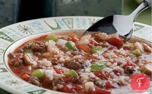 Sopa De Pimenta Verde Não Recheada