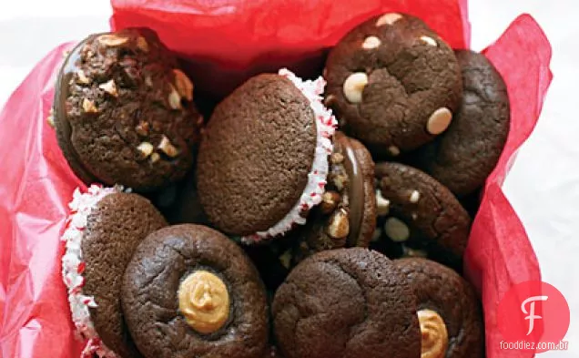 Biscoitos De Chocolate Duplo