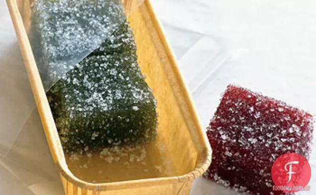 Cranberry e Torta de maçã Gelees