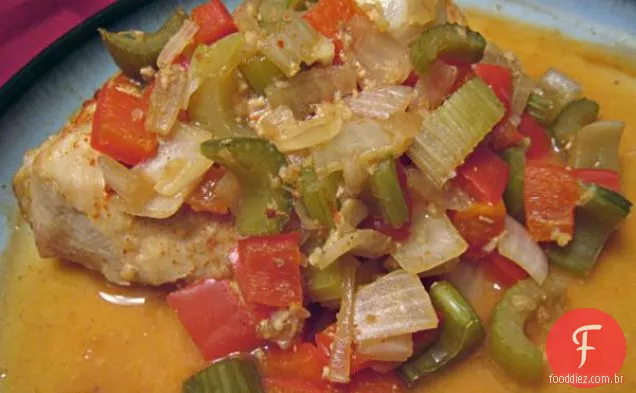 Laranja Frango Crock Pot