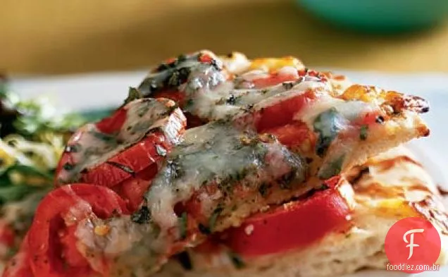 Tomate-Manjericão Pizza