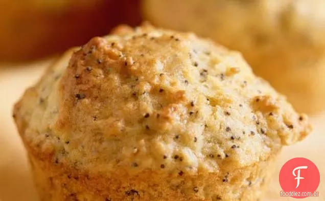 Muffins De Sementes De Papoula-Limão