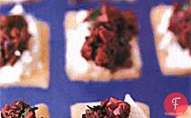Bolachas De Queijo De Cabra Tapenade