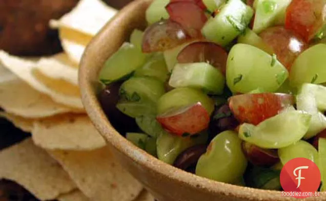 Salsa de uva e pepino