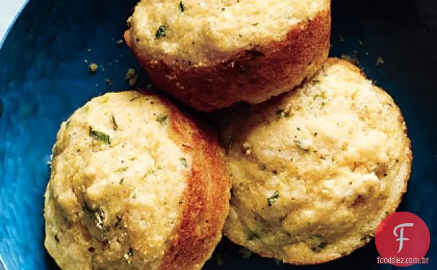 Muffins De Milho Herbed